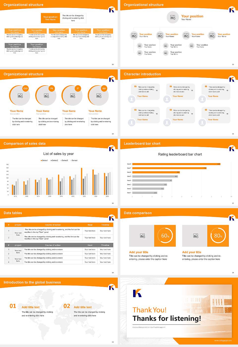Kanazawa Professional University of Food Management Academic Presentation/Research Findings Report PPT Template16:9 ratio PPT effect preview image4