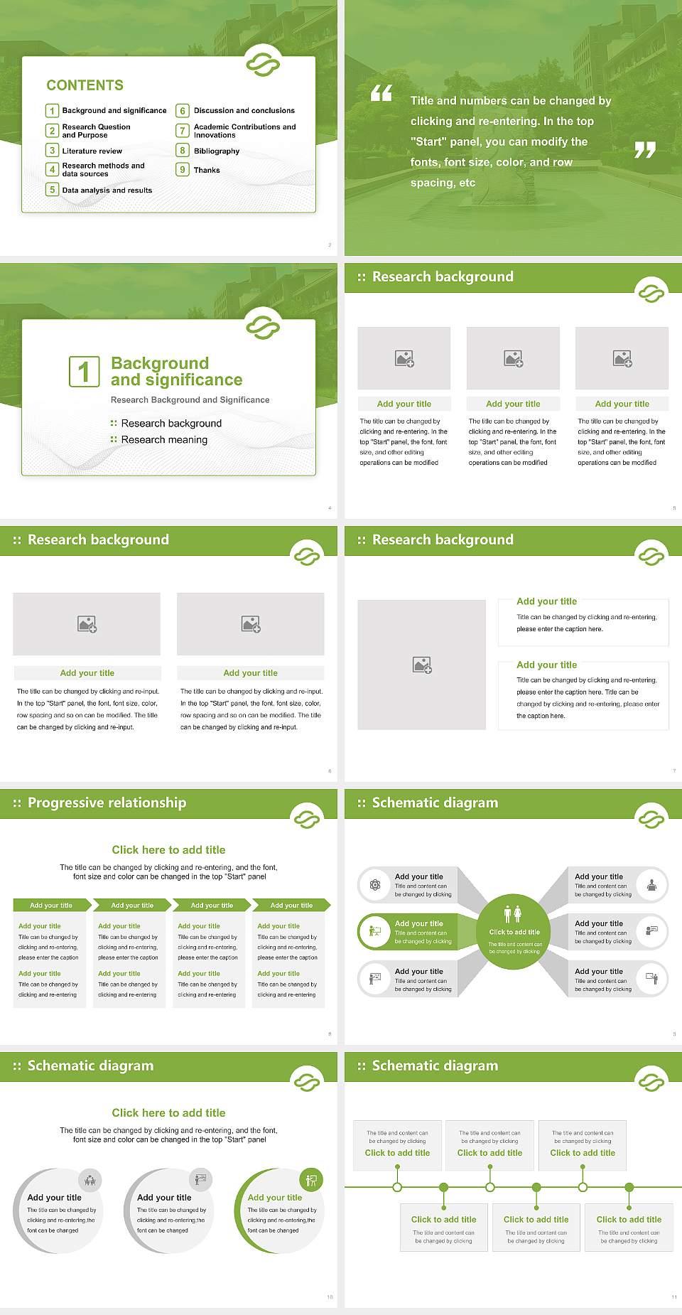 Kagawa University Graduation Thesis Defense PPT Template4:3 ratio PPT effect preview image2
