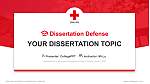 Japanese Red Cross Kyushu International College of Nursing Graduation Thesis Defense PPT Template