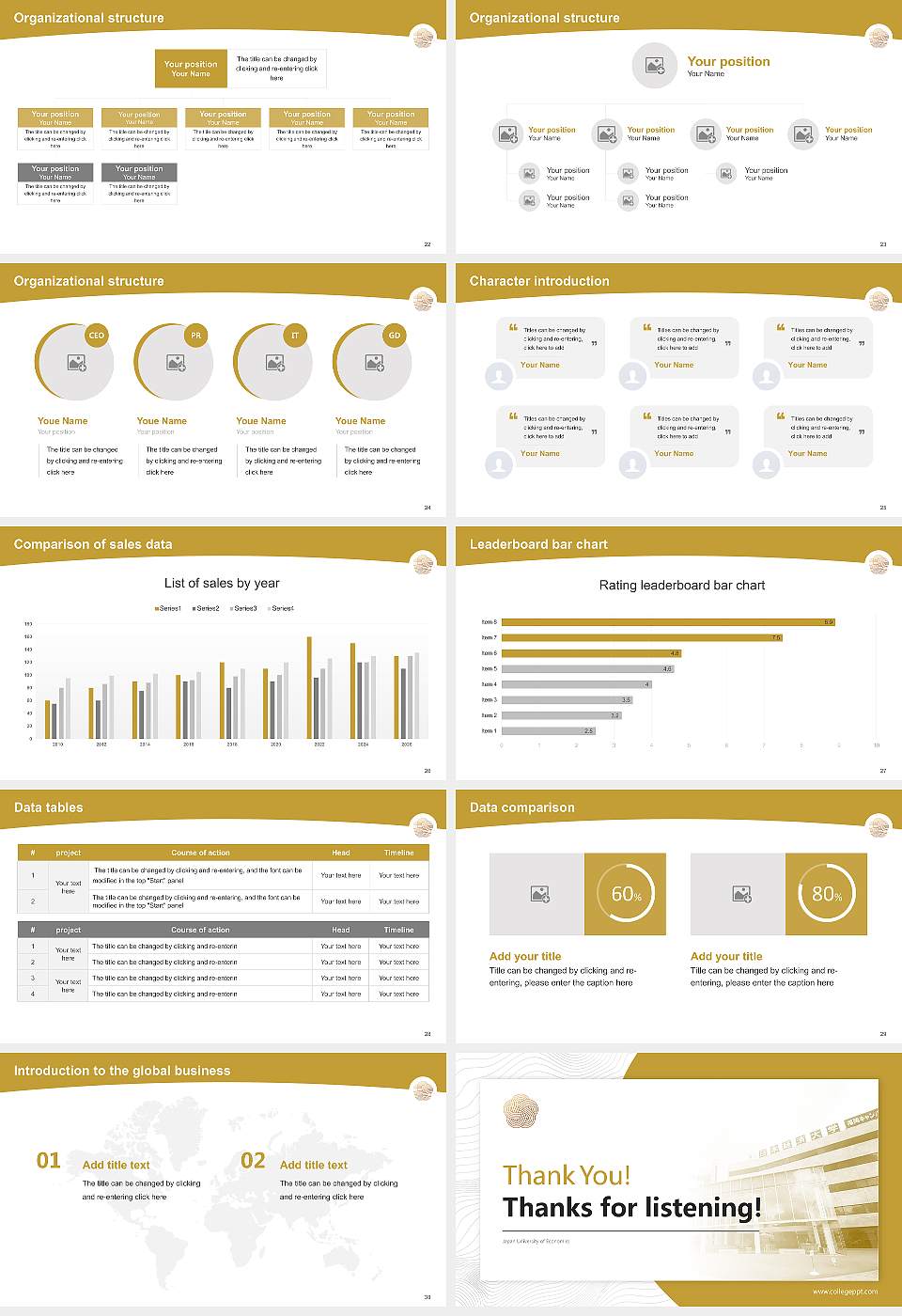 Japan University of Economics Academic Presentation/Research Findings Report PPT Template16:9 ratio PPT effect preview image4