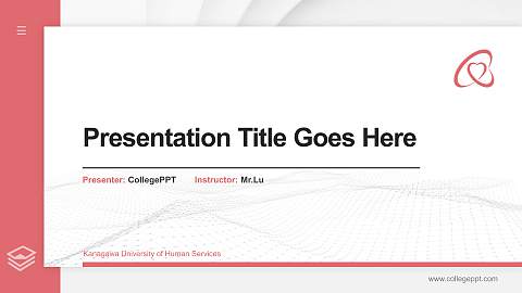 Kanagawa University of Human Services Thesis Proposal/Graduation Defense PPT Template