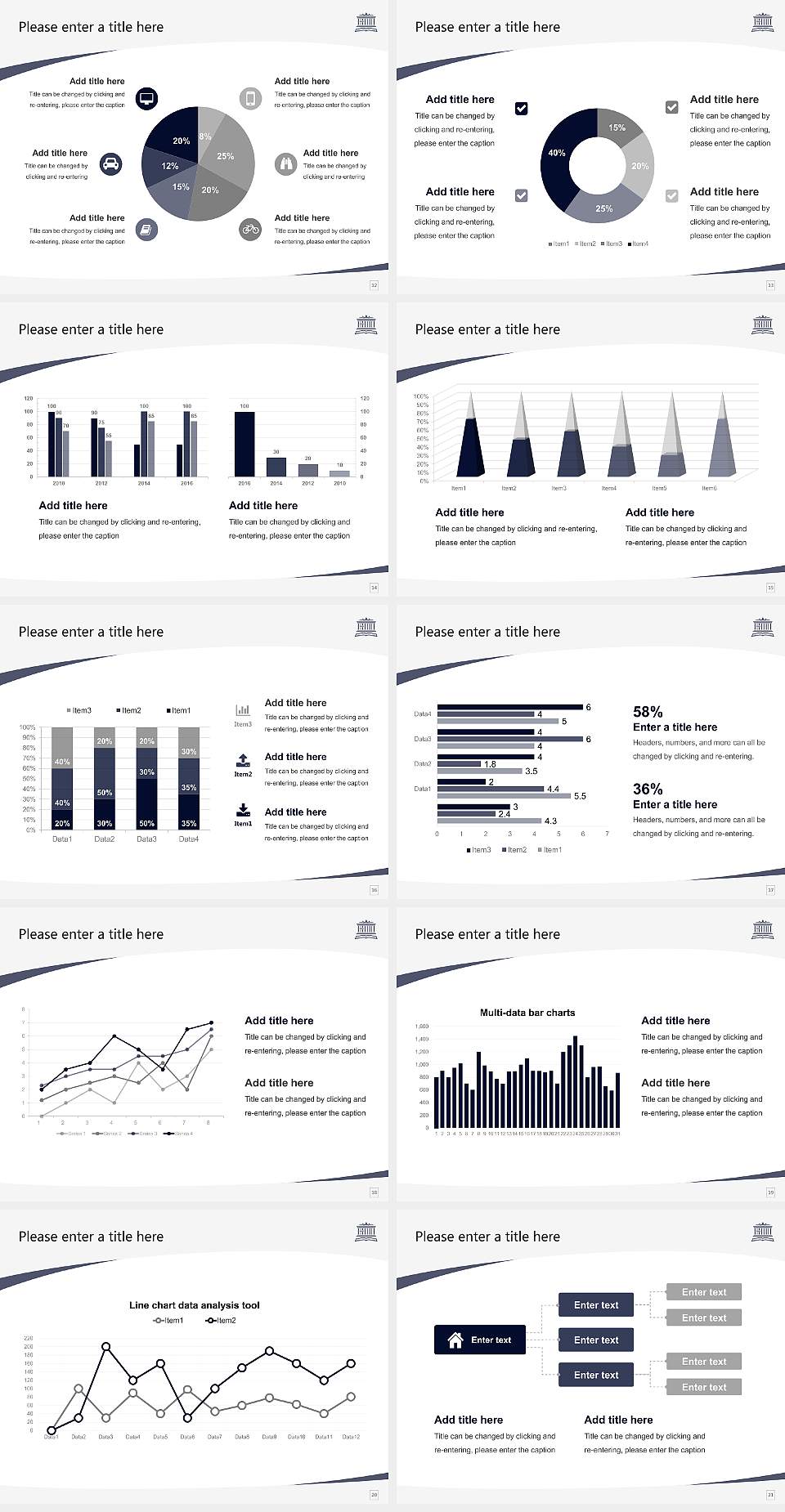 Kaichi International University Course/Courseware Creation PPT Template4:3 ratio PPT effect preview image3