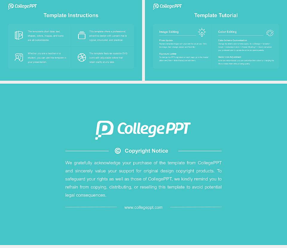 Jumonji University Academic Presentation/Research Findings Report PPT Template16:9 ratio PPT effect preview image5