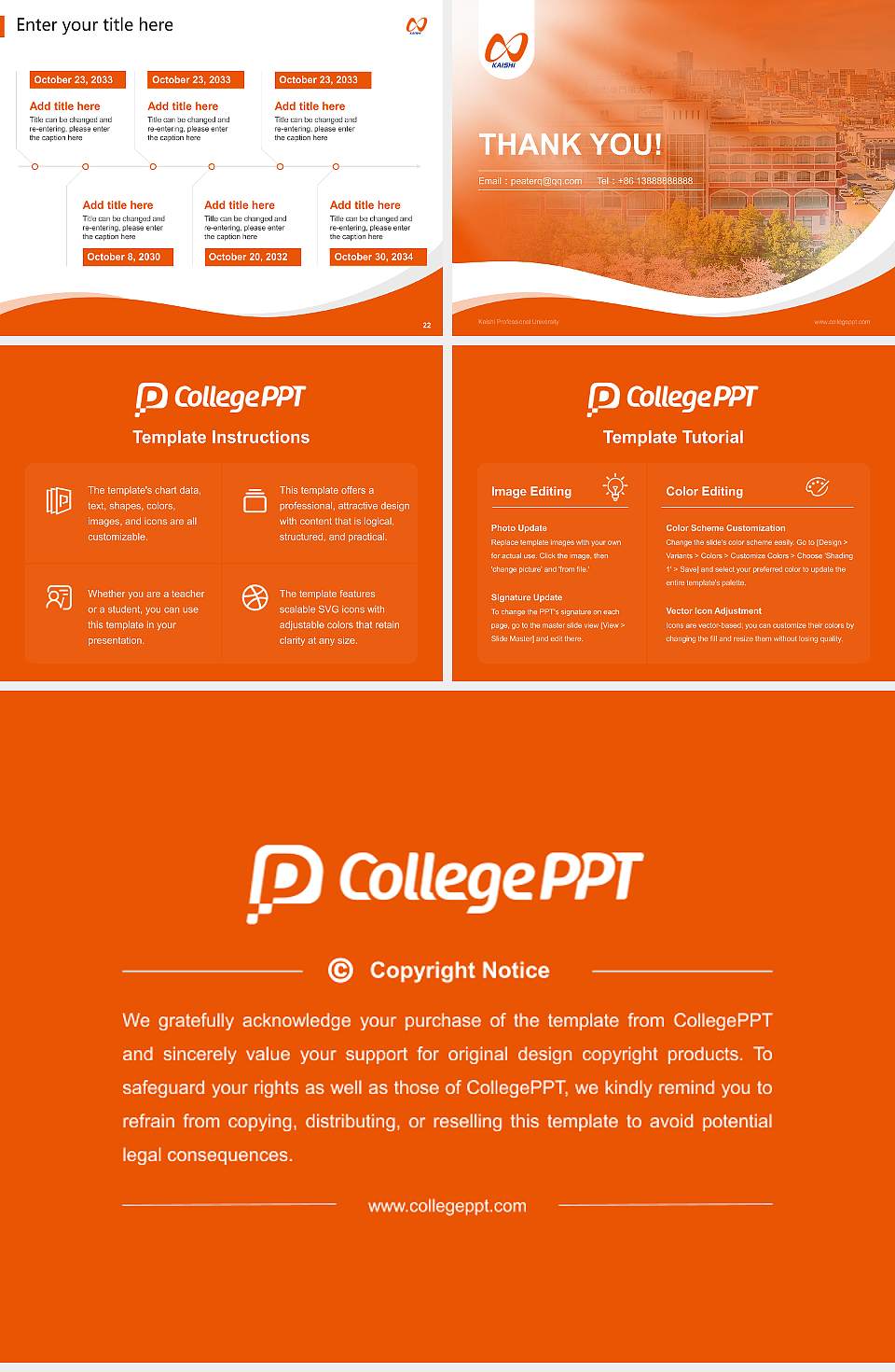 Kaishi Professional University Lecture Sharing and Networking Event PPT Template4:3 ratio PPT effect preview image4