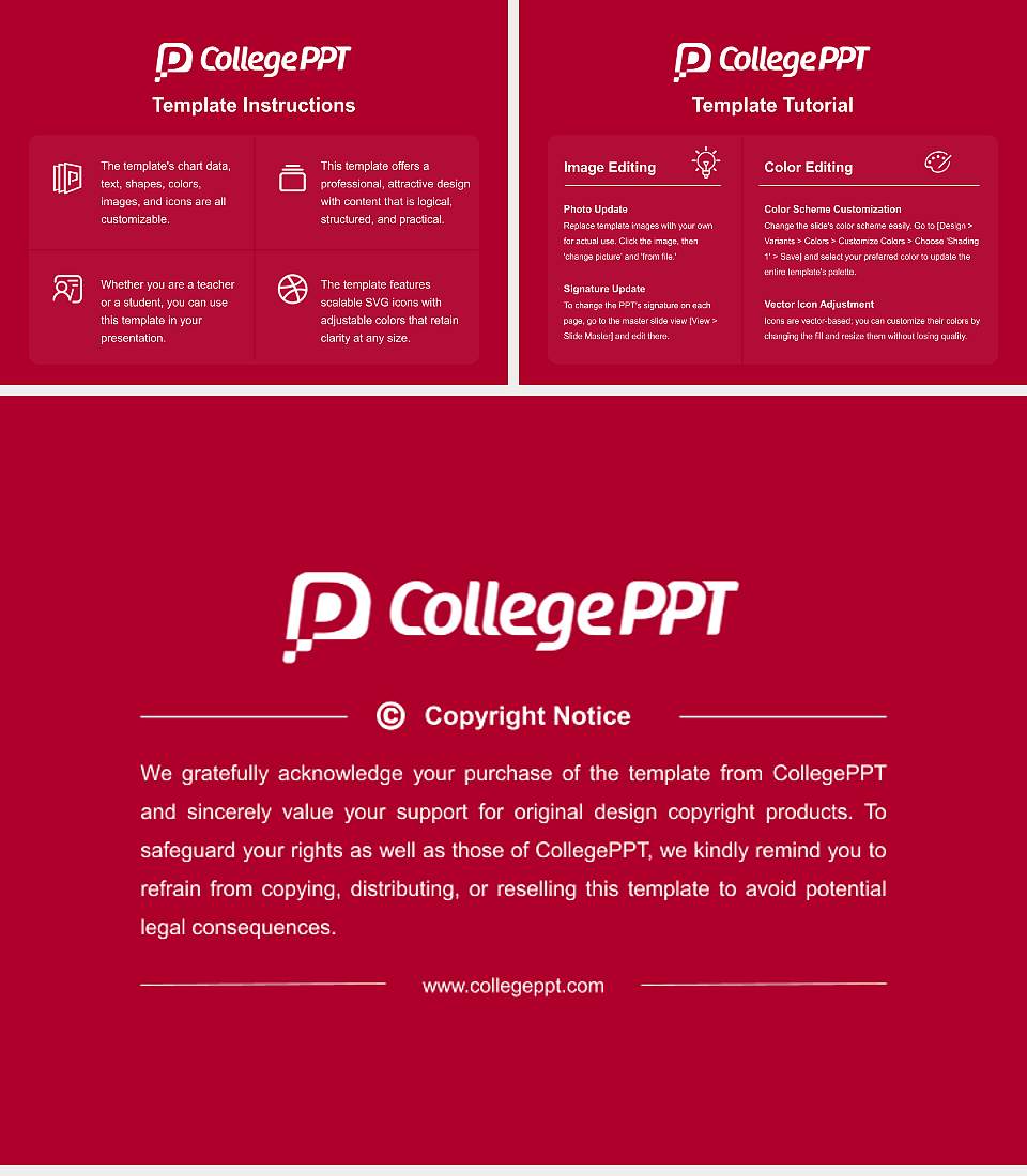 Jobu University Course/Courseware Creation PPT Template4:3 ratio PPT effect preview image5