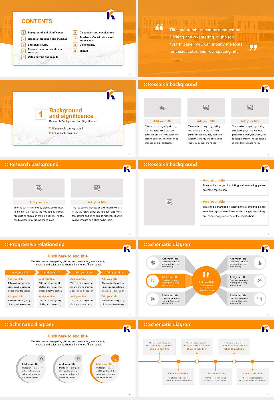 Kanazawa Professional University of Food Management Graduation Thesis Defense PPT Template16:9 ratio PPT effect preview image2
