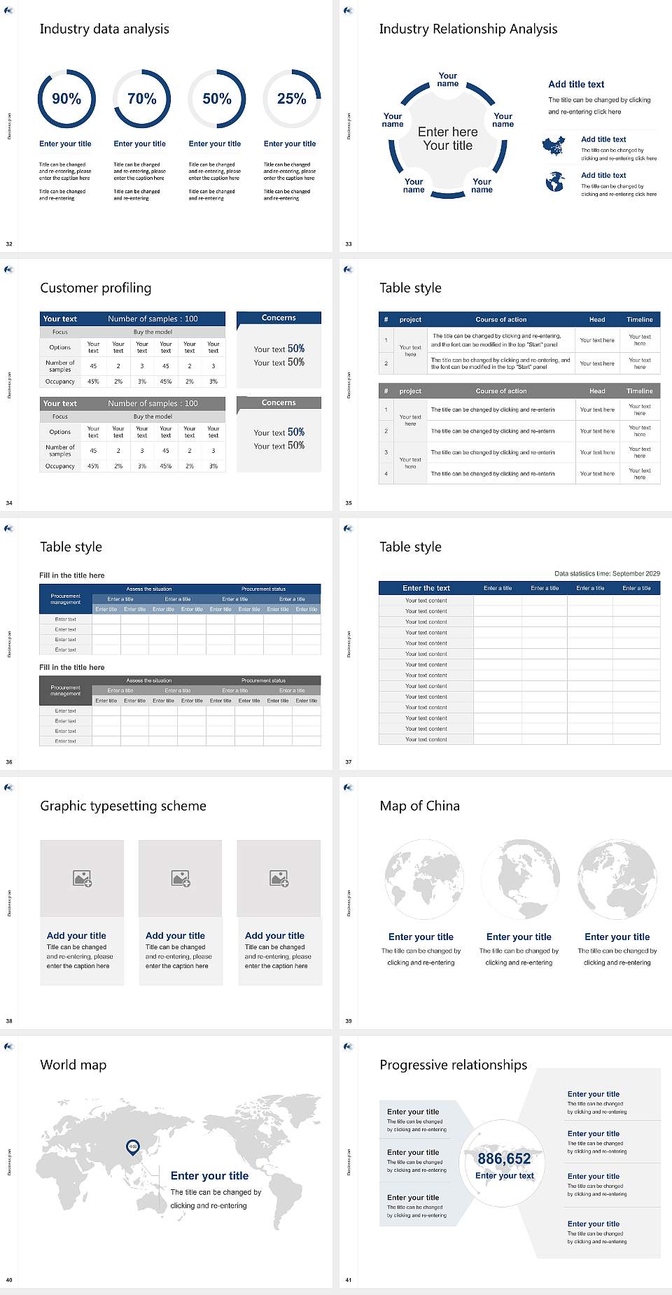 Kansai University of Health Sciences Competition/Entrepreneurship Contest PPT Template4:3 ratio PPT effect preview image5