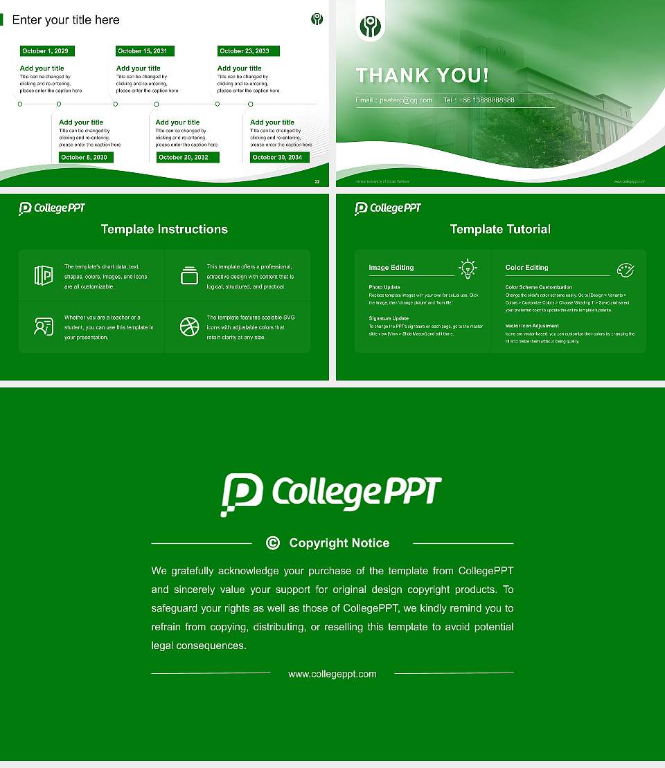 Kansai University of Social Welfare Lecture Sharing and Networking Event PPT Template16:9 ratio PPT effect preview image4
