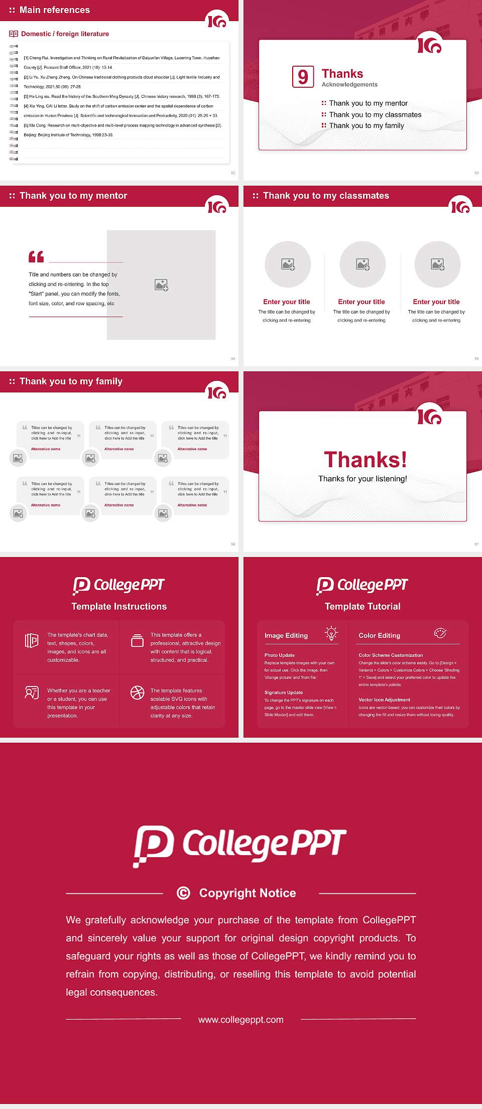 Kagawa Nutrition University Graduation Thesis Defense PPT Template4:3 ratio PPT effect preview image7