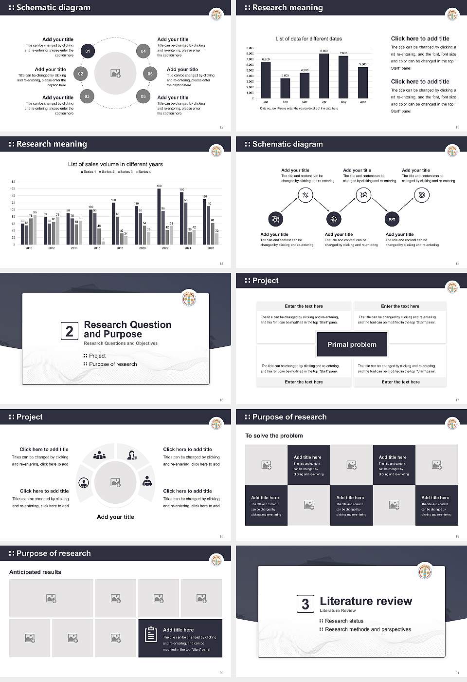 Kameda University of Health Sciences Graduation Thesis Defense PPT Template16:9 ratio PPT effect preview image3