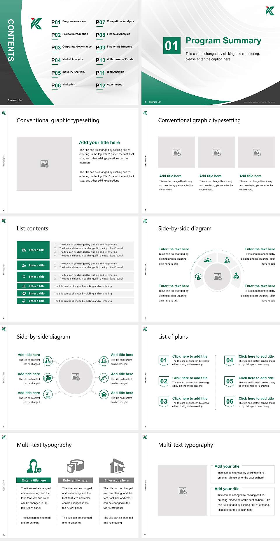 Kagoshima University Competition/Entrepreneurship Contest PPT Template4:3 ratio PPT effect preview image2