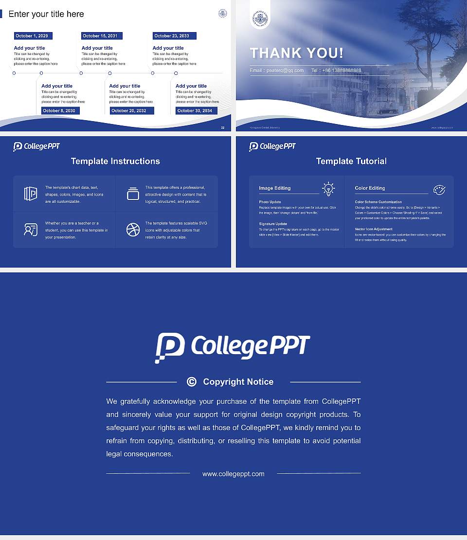 Kanagawa Dental University Lecture Sharing and Networking Event PPT Template16:9 ratio PPT effect preview image4