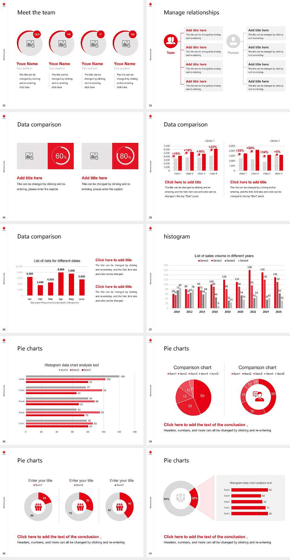 Japanese Red Cross Hokkaido College of Nursing Competition/Entrepreneurship Contest PPT Template4:3 ratio PPT effect preview image4