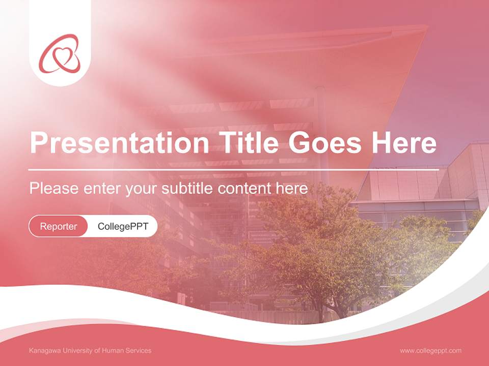 Kanagawa University of Human Services Lecture Sharing and Networking Event PPT Template4:3 ratio PPT effect preview image4