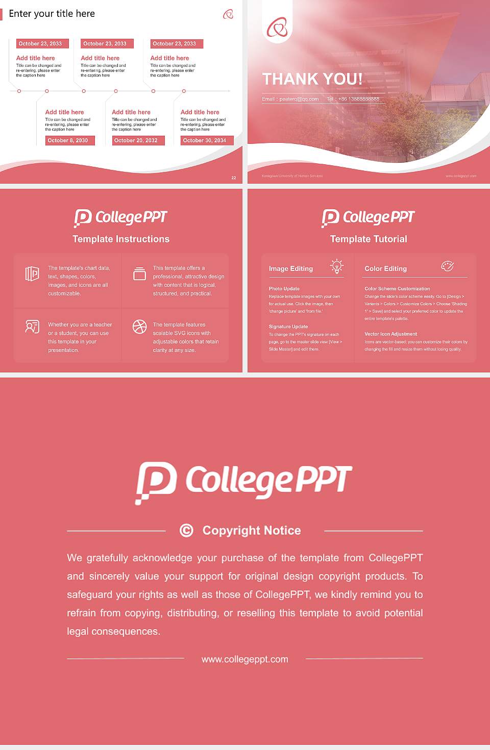 Kanagawa University of Human Services Lecture Sharing and Networking Event PPT Template4:3 ratio PPT effect preview image4