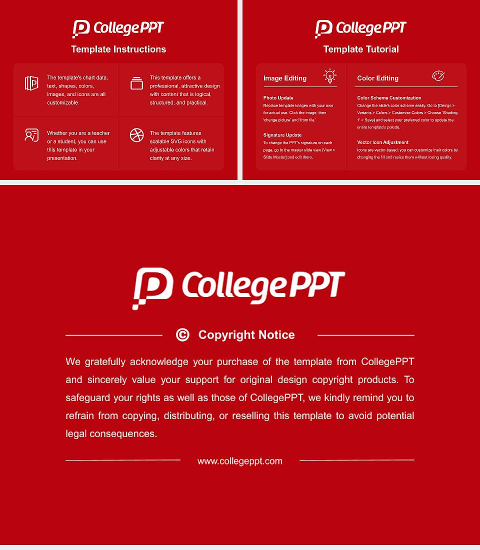 Kaetsu University Course/Courseware Creation PPT Template4:3 ratio PPT effect preview image5