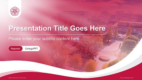 Japan Women’s University Lecture Sharing and Networking Event PPT Template