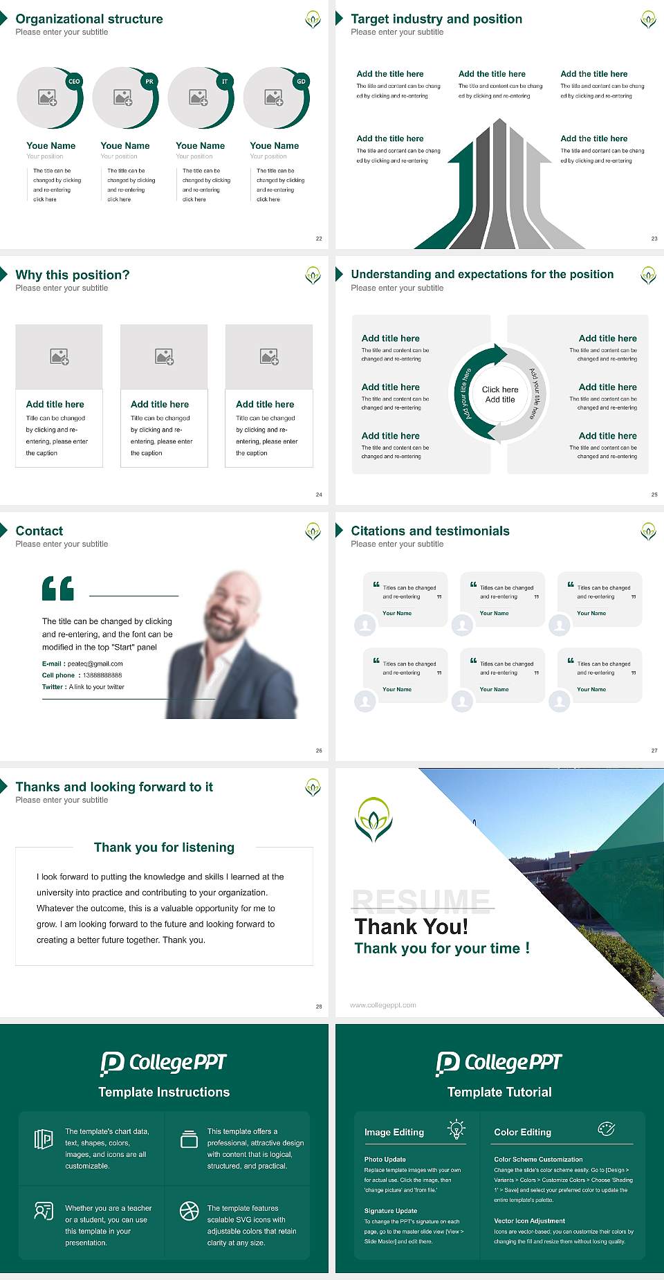 Kagawa Prefectural University of Health Sciences Resume PPT Template4:3 ratio PPT effect preview image4
