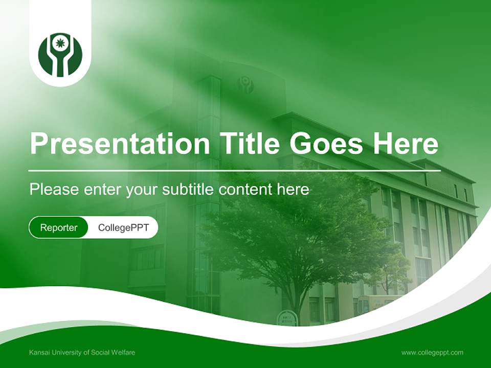 Kansai University of Social Welfare Lecture Sharing and Networking Event PPT Template4:3 ratio PPT effect preview image4