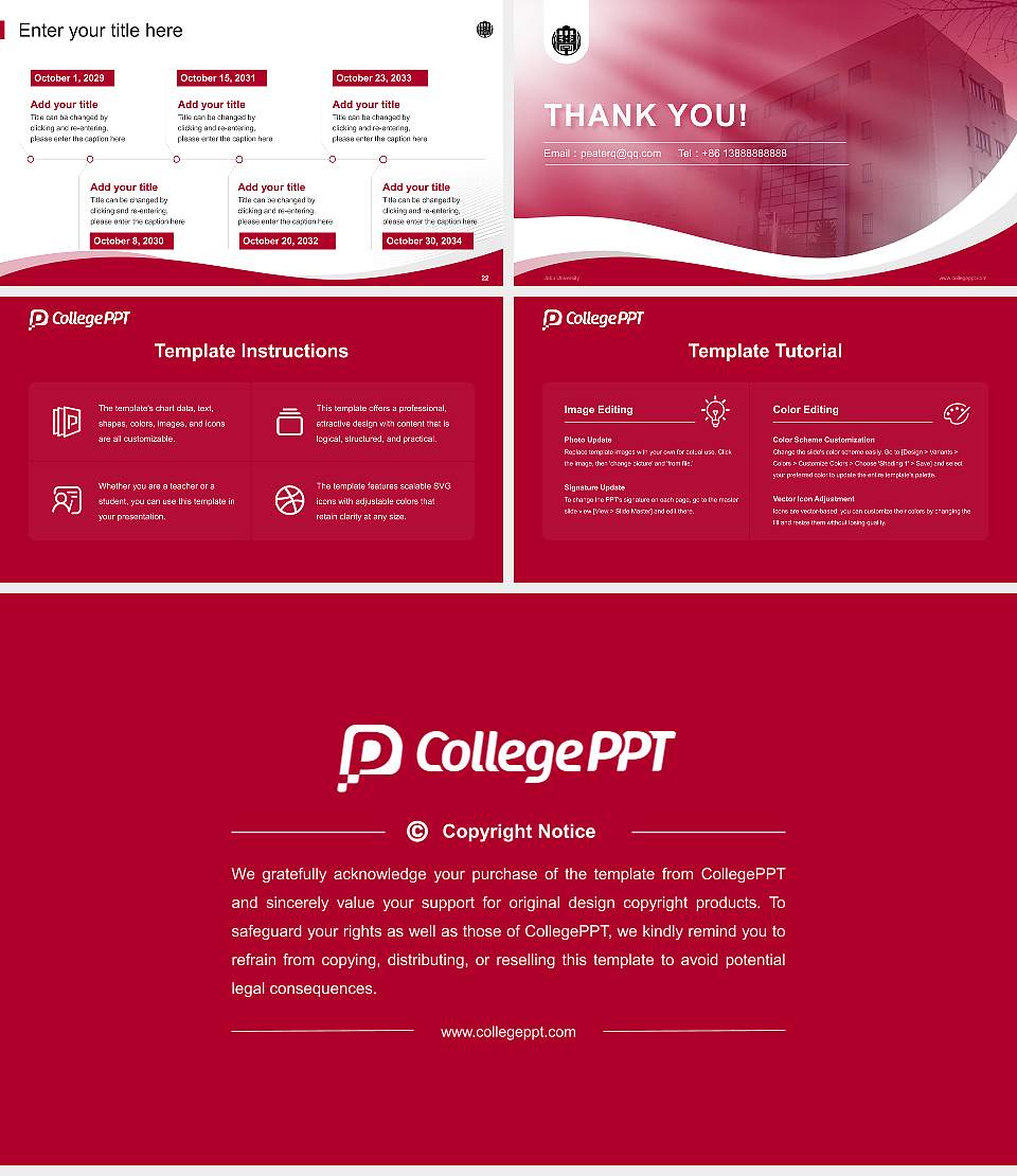 Jobu University Lecture Sharing and Networking Event PPT Template16:9 ratio PPT effect preview image4