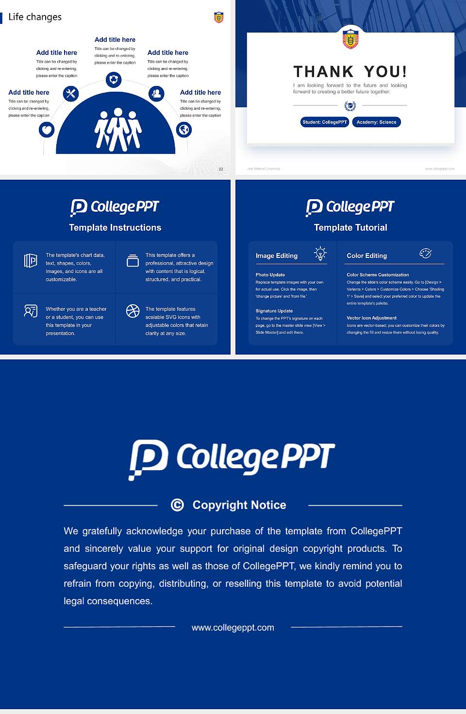 Jichi Medical University National Scholarship Defense PPT Template4:3 ratio PPT effect preview image4