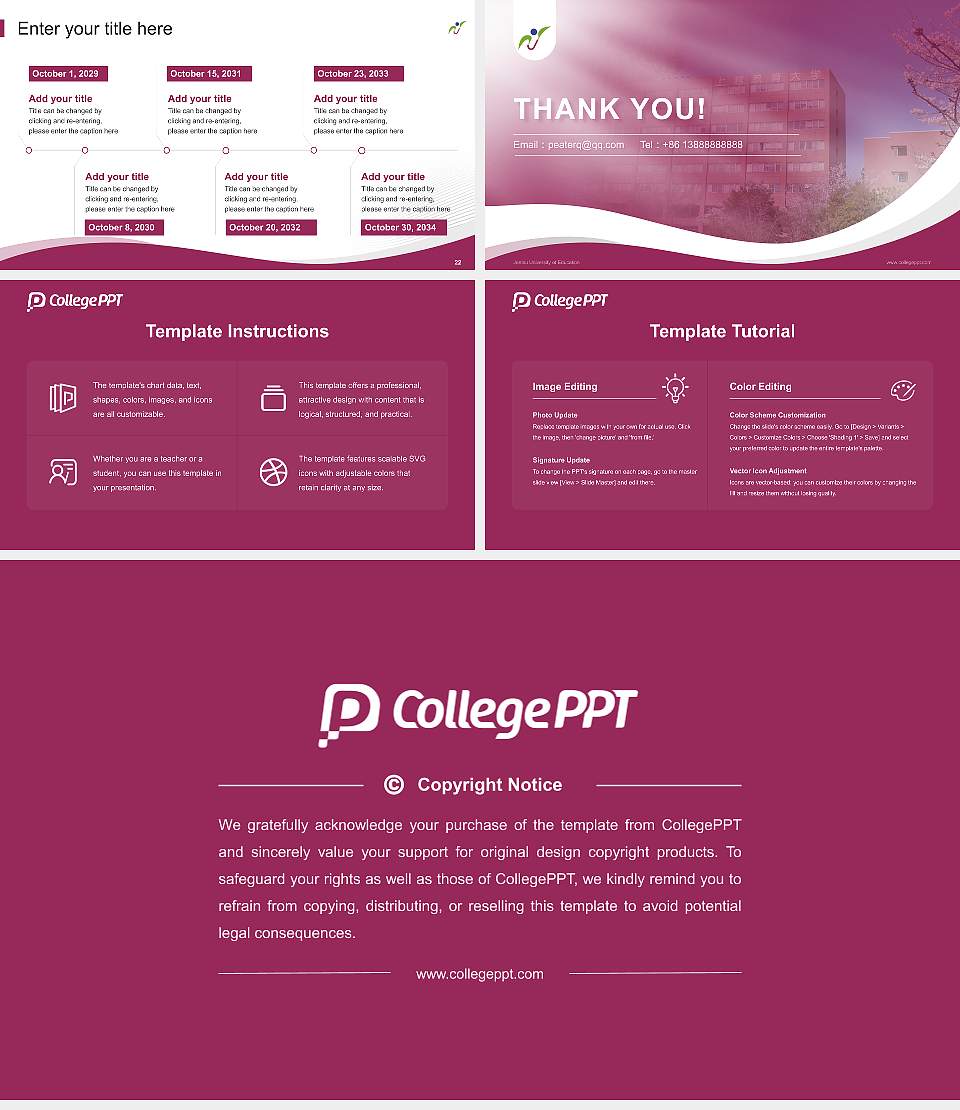 Joetsu University of Education Lecture Sharing and Networking Event PPT Template16:9 ratio PPT effect preview image4