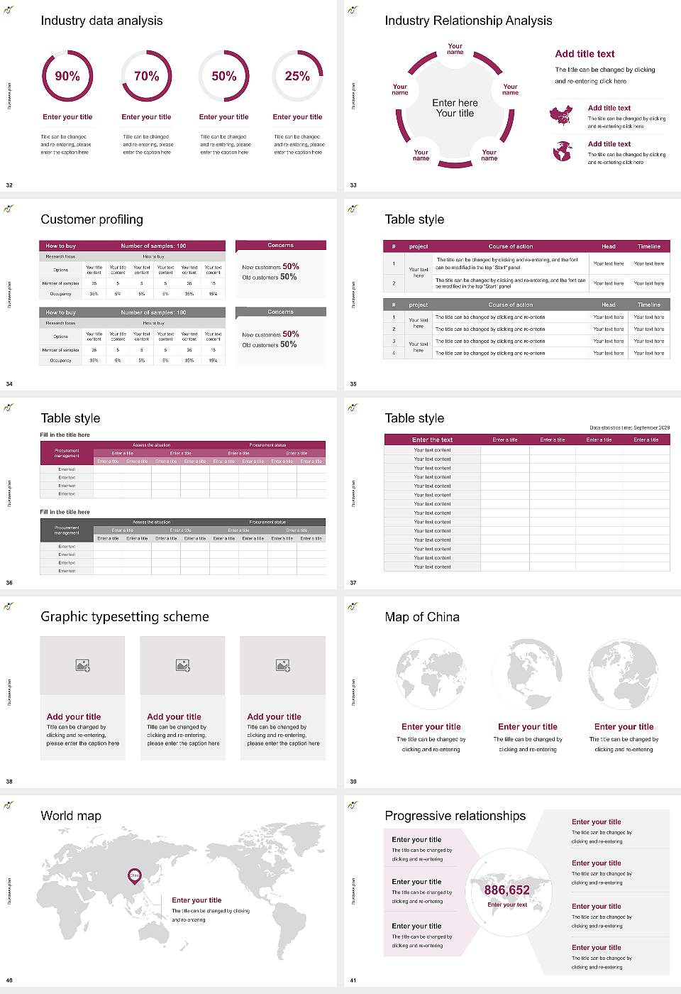 Joetsu University of Education Competition/Entrepreneurship Contest PPT Template16:9 ratio PPT effect preview image5