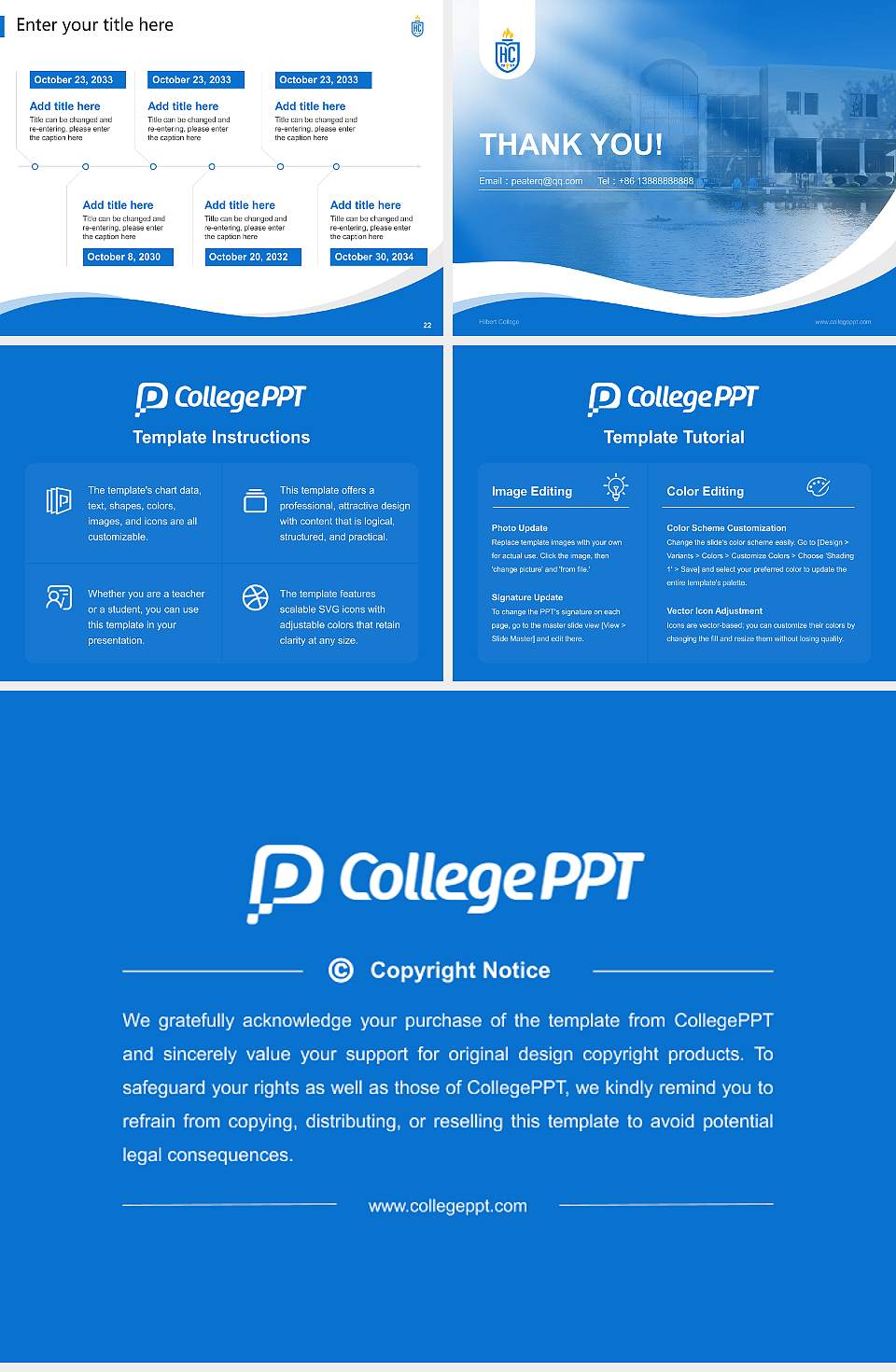 Hilbert College Lecture Sharing and Networking Event PPT Template4:3 ratio PPT effect preview image4