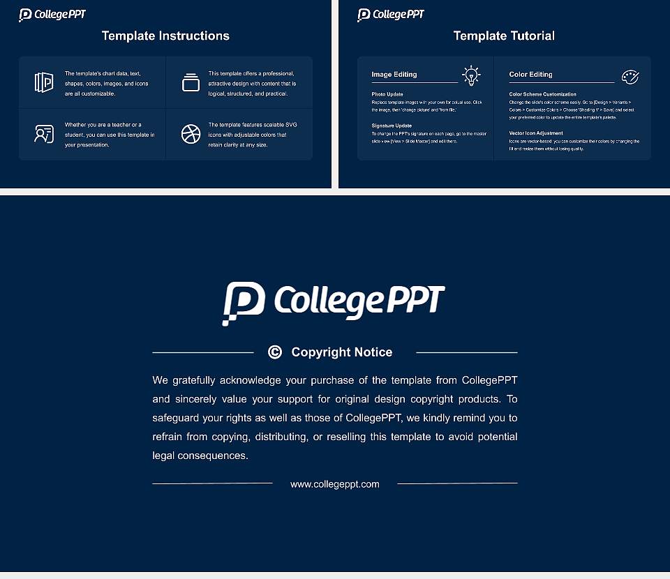 Hope College Course/Courseware Creation PPT Template16:9 ratio PPT effect preview image5