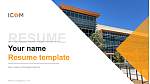 Idaho College of Osteopathic Medicine CV PPT-sjabloon