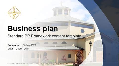 Holy Apostles College and Seminary Competition/Entrepreneurship Contest PPT Template