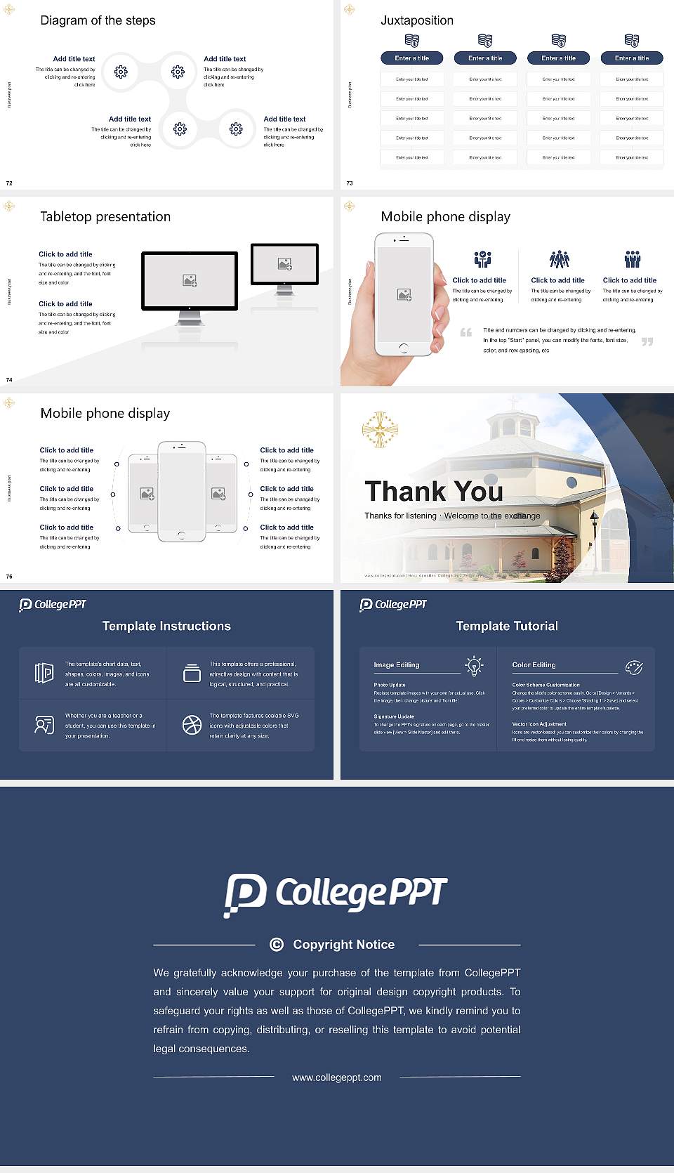 Holy Apostles College and Seminary Competition/Entrepreneurship Contest PPT Template16:9 ratio PPT effect preview image9