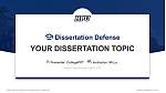Howard Payne University Graduation Thesis Defense PPT Template