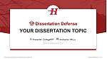 Huntingdon College学位論文弁論PPTテンプレート