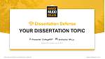 Harvey Mudd College Graduation Thesis Defense PPT Template