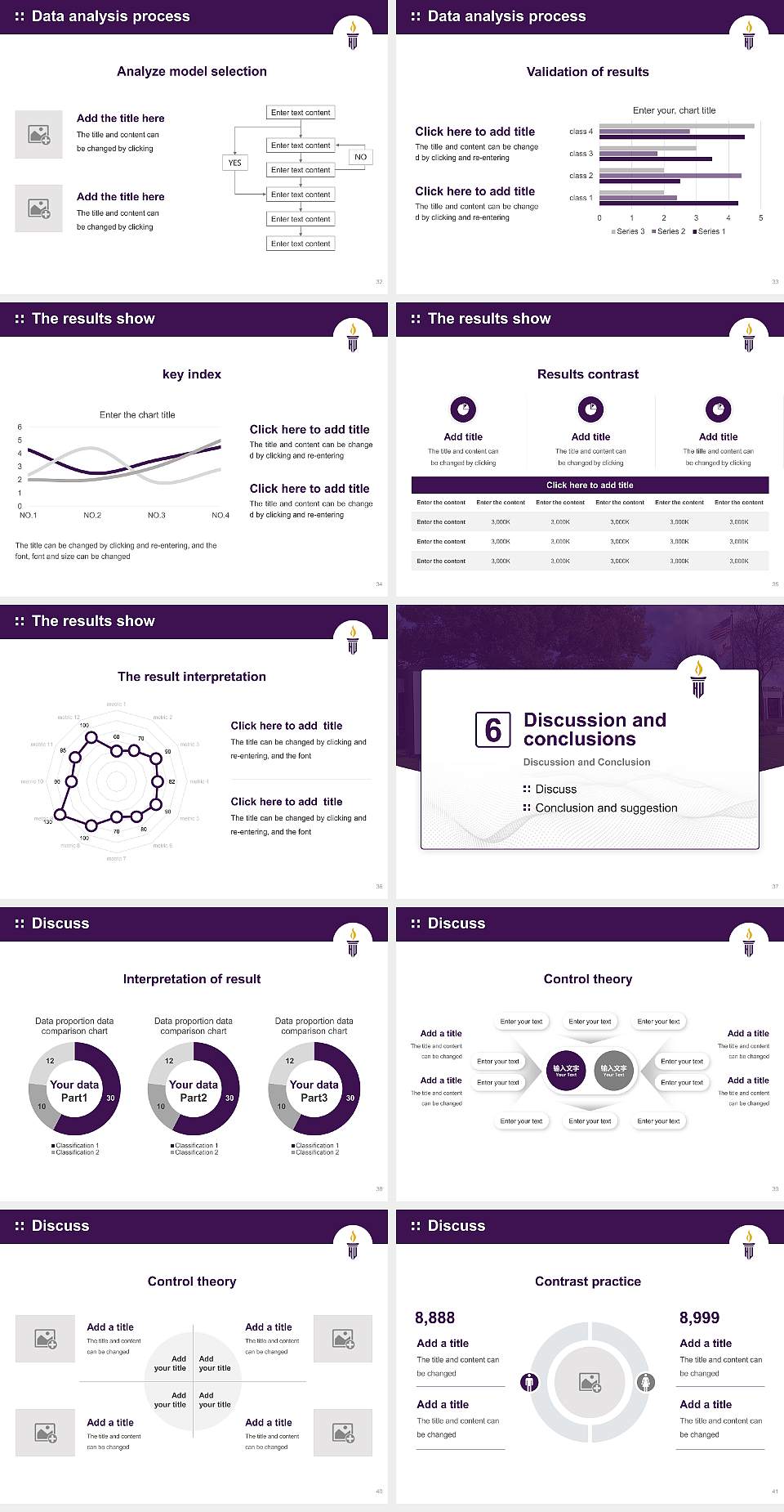 Humphreys University-Stockton and Modesto Campuses Graduation Thesis Defense PPT Template4:3 ratio PPT effect preview image5