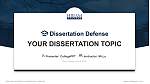 Hiram College Graduation Thesis Defense PPT Template