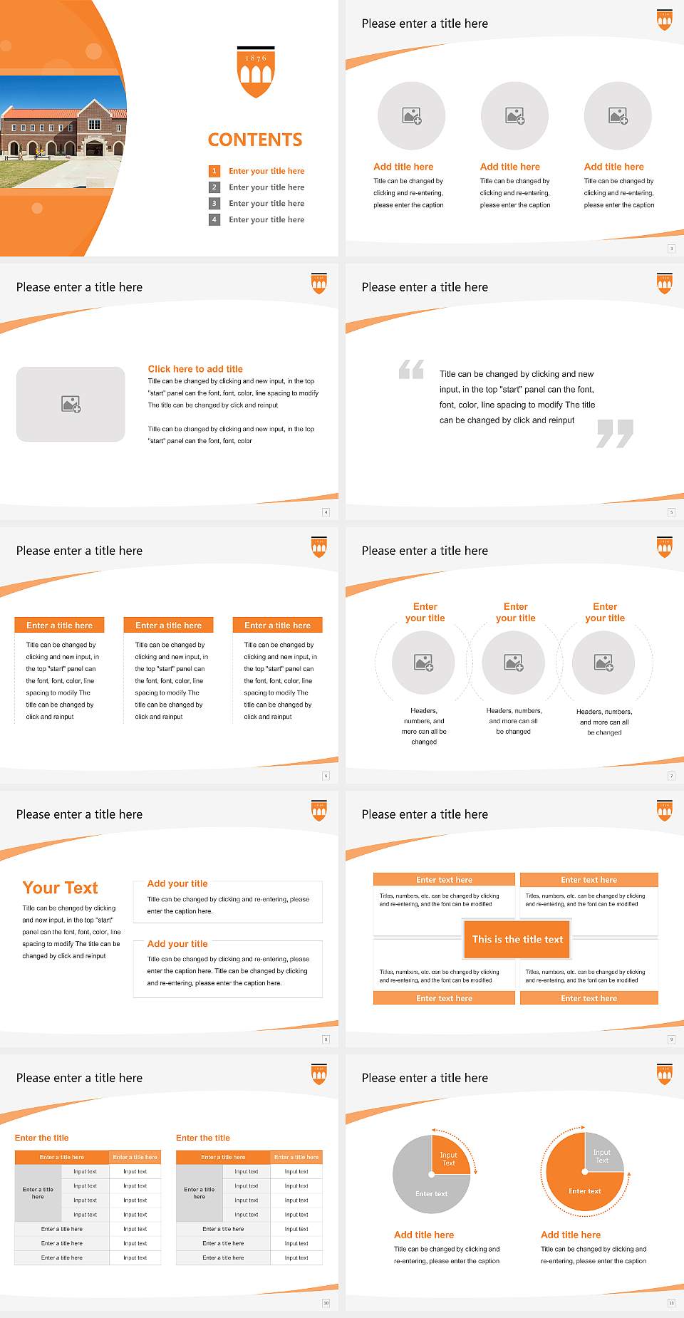Hendrix College Course/Courseware Creation PPT Template4:3 ratio PPT effect preview image2