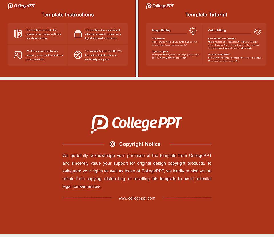 Indiana Bible College Course/Courseware Creation PPT Template16:9 ratio PPT effect preview image5