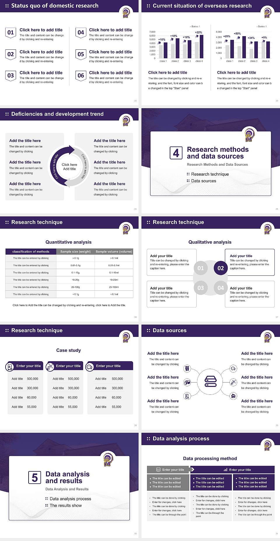Haskell Indian Nations University Graduation Thesis Defense PPT Template4:3 ratio PPT effect preview image4