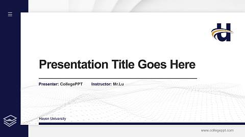 Haven University Thesis Proposal/Graduation Defense PPT Template