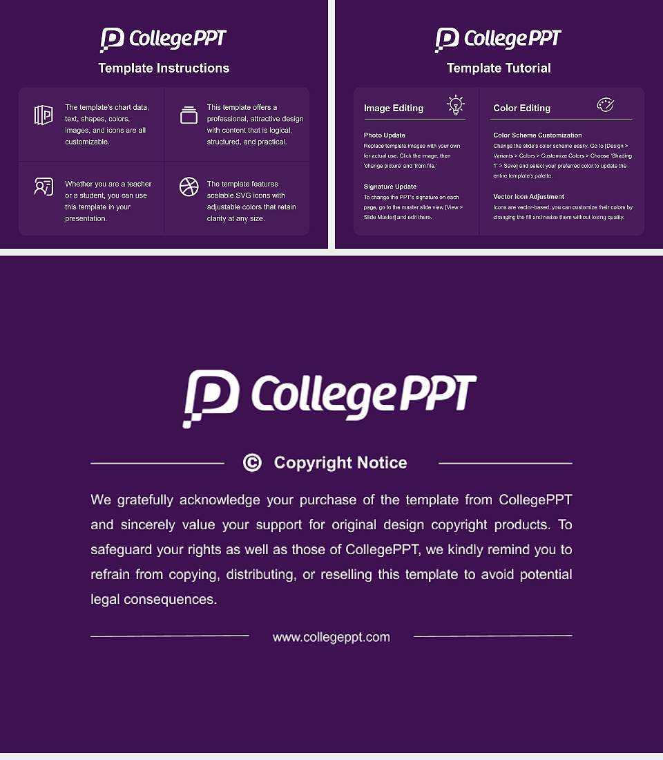 Humphreys University-Stockton and Modesto Campuses Academic Presentation/Research Findings Report PPT Template4:3 ratio PPT effect preview image5
