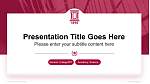 Henderson State University National Scholarship Defense PPT Template