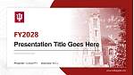 Indiana University-Bloomington Akademik Templat PPT