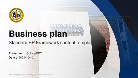 Herzing University-Birmingham Competition/Entrepreneurship Contest PPT Template