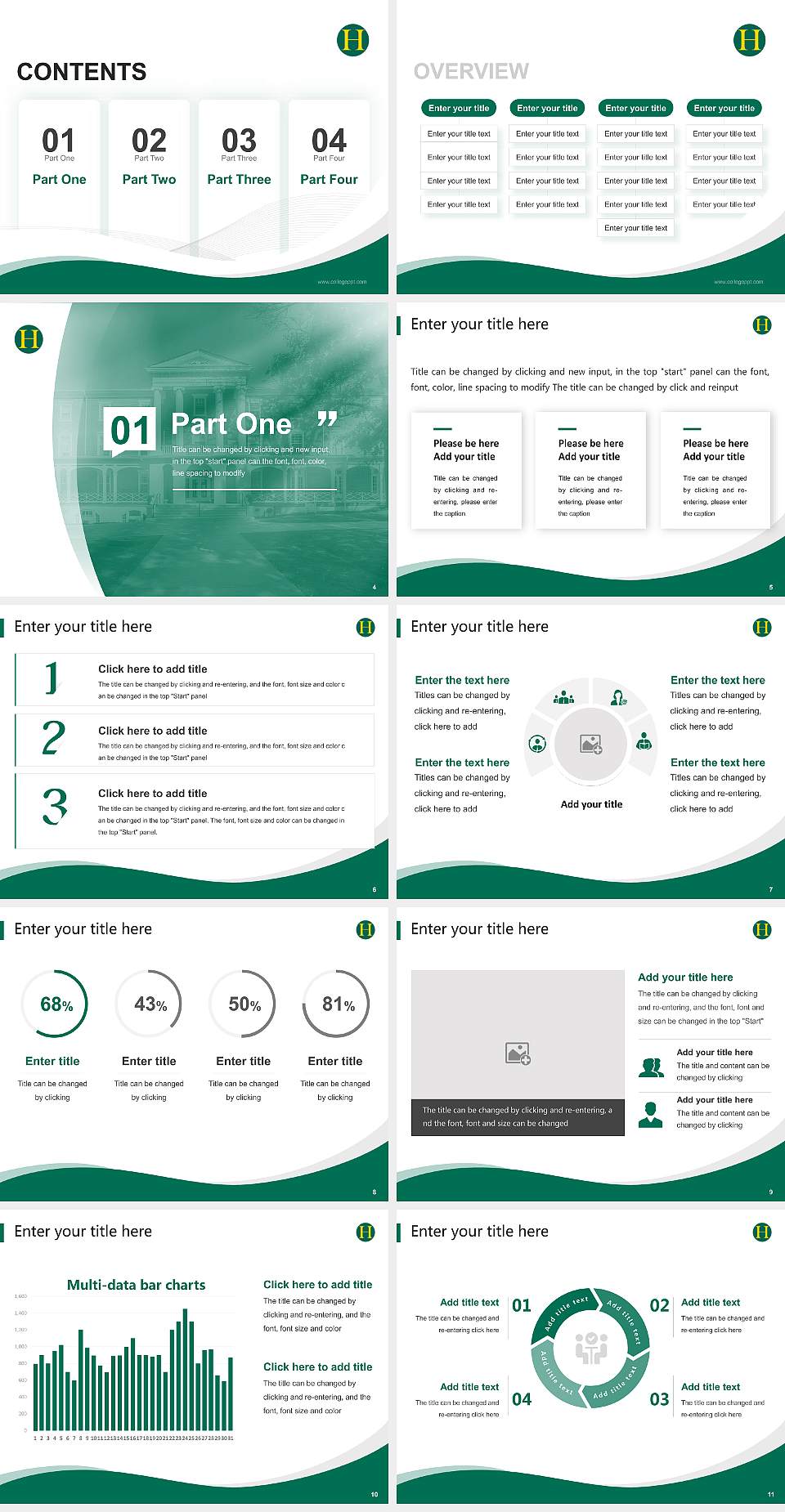 Hollins University Lecture Sharing and Networking Event PPT Template4:3 ratio PPT effect preview image2