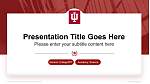 Indiana University-Purdue University-Indianapolis National Scholarship Defense PPT Template