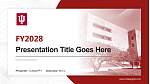 Indiana University-Northwest Akademisch Powerpoint Vorlage