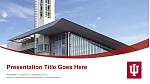 Indiana University-Purdue University-Indianapolis Course/Courseware Creation PPT Template