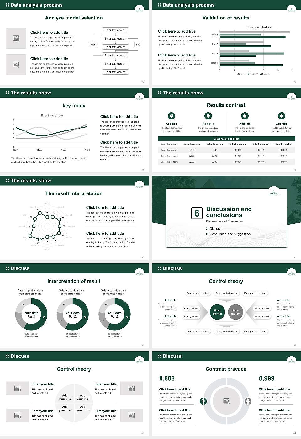 Huntington University Graduation Thesis Defense PPT Template16:9 ratio PPT effect preview image5